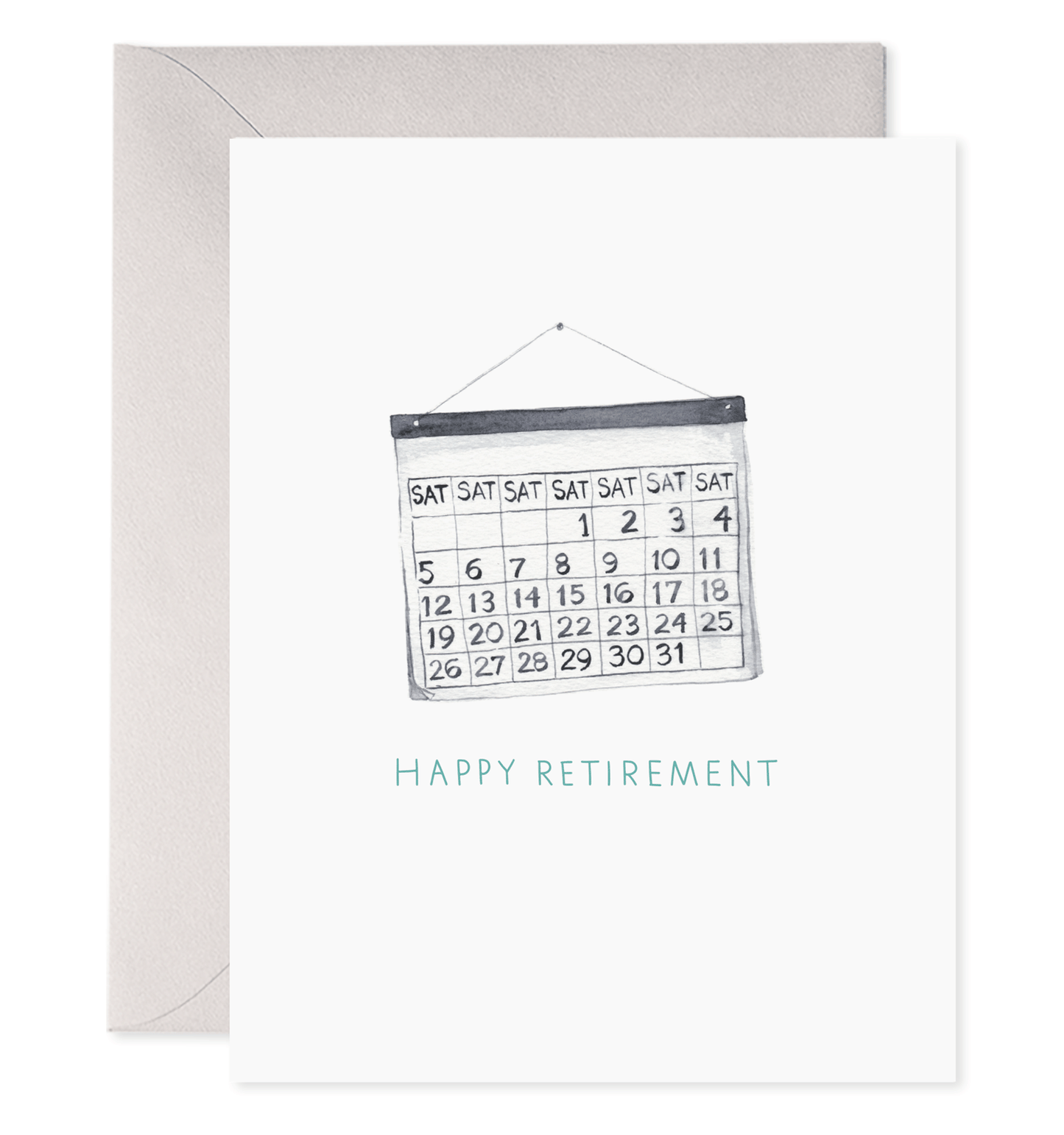 Retirement Saturdays | Retirement Greeting Card: 4.25 X 5.5 INCHES