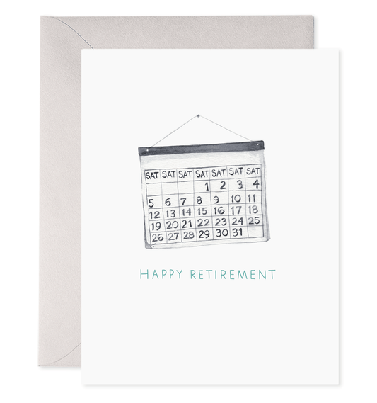 Retirement Saturdays | Retirement Greeting Card: 4.25 X 5.5 INCHES