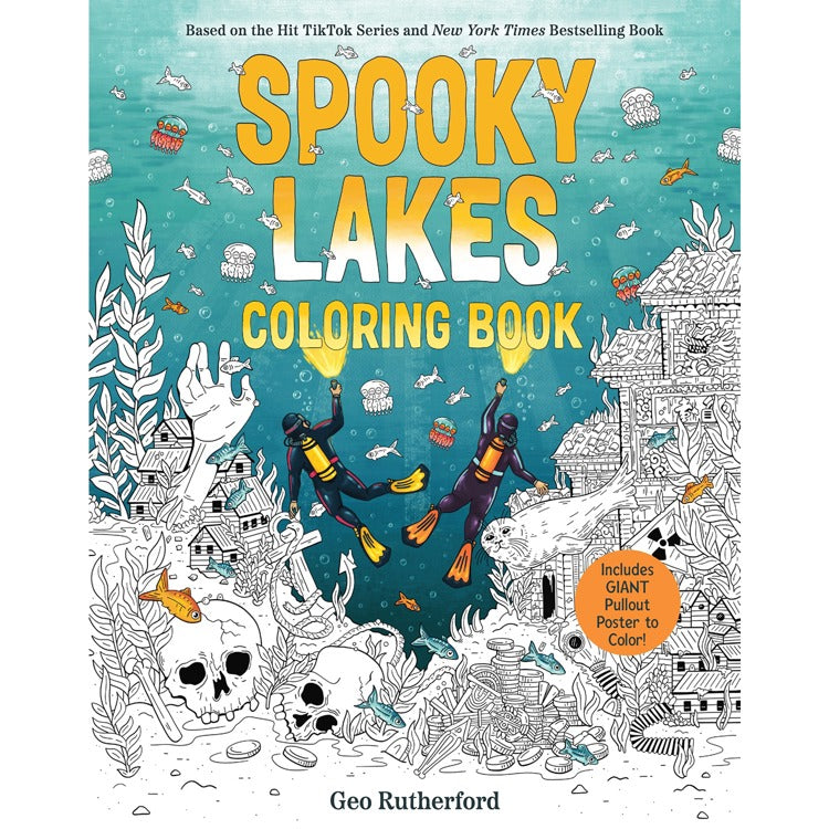 Spooky Lakes Coloring Book: Includes Pull-Out, Ove