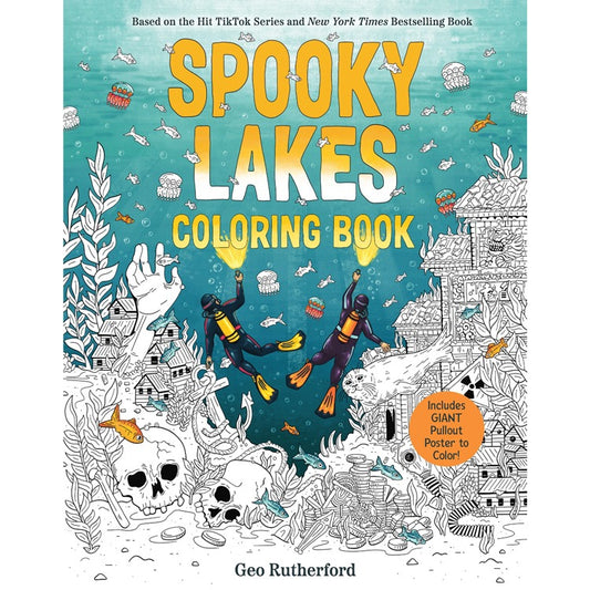 Spooky Lakes Coloring Book: Includes Pull-Out, Ove