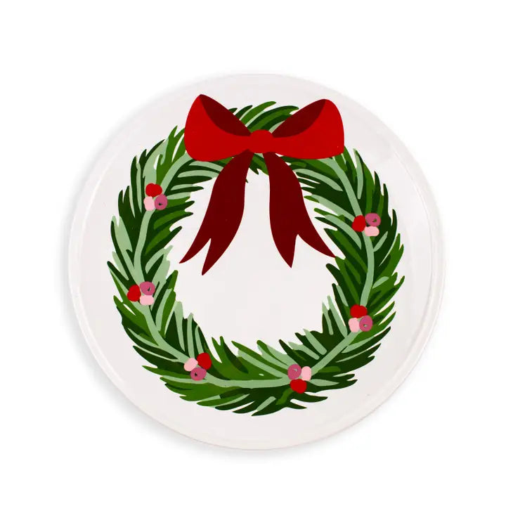 Clara Wreath Round Platter