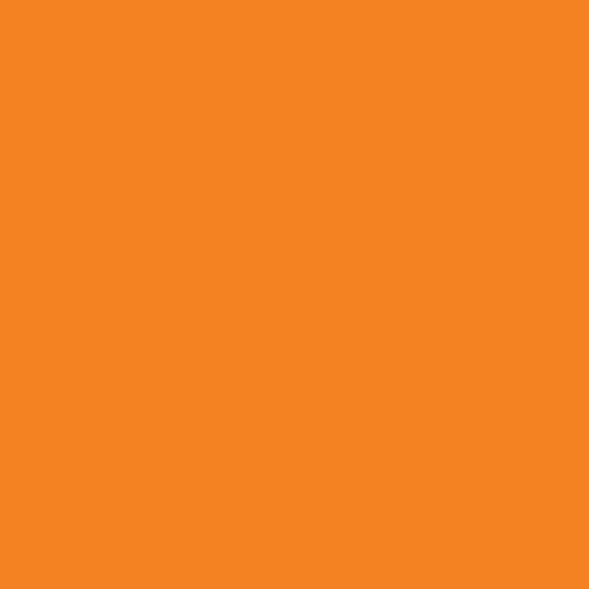 Orange Matte Gift Wrap - Roll