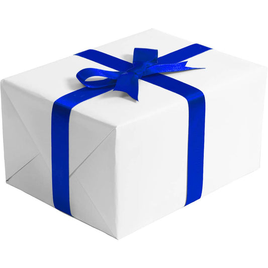 White Matte Gift Wrap - Roll