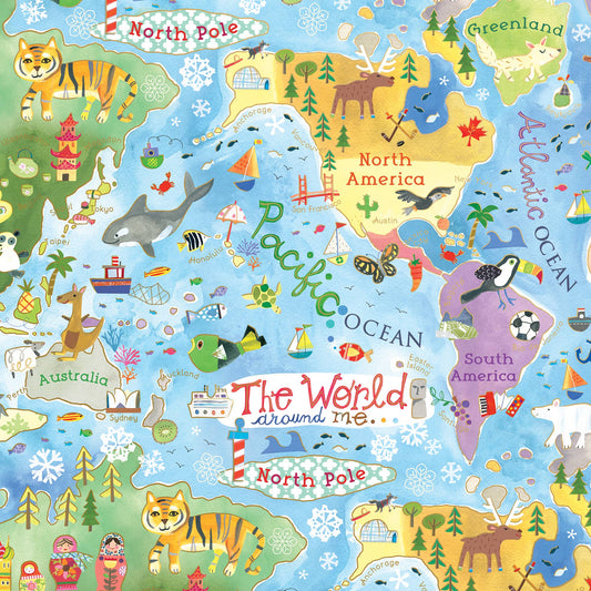 Wrap - Rolls - World Map