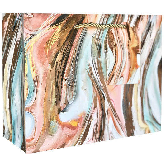 Marbleized Magic Bronze Totes - Medium
