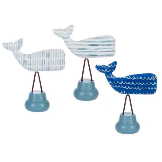 WHALE ON STAND