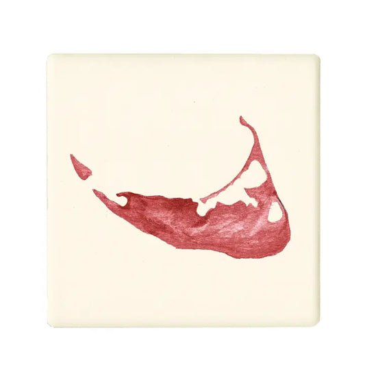 Coaster Nantucket Map Red