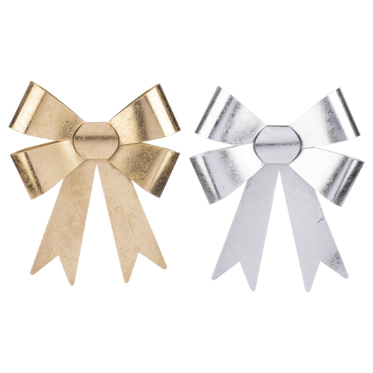 Metallic Bow Wall Decor