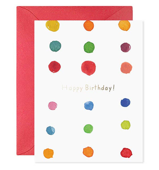 Birthday Dots Greeting Card