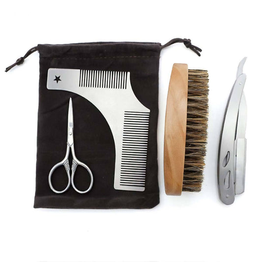 MM Beard Care Grooming Kit: Silver
