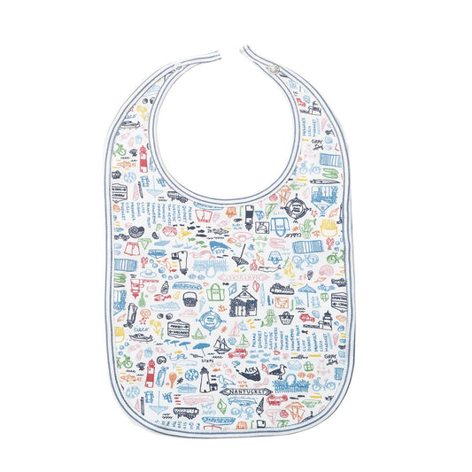 Nantucket Round Baby Bib