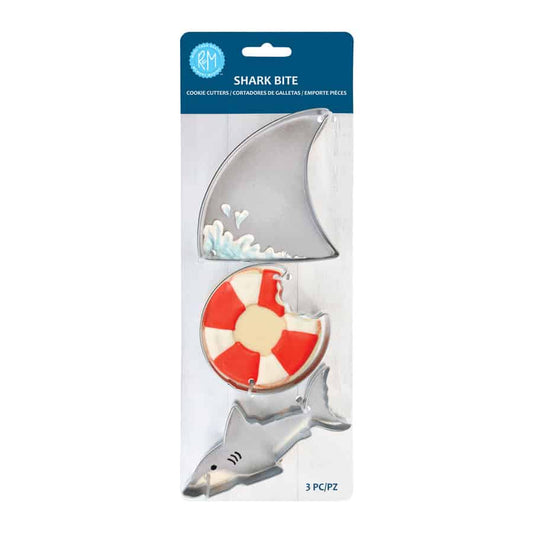 Shark Bite 3 PC Cookie Cutter Set
