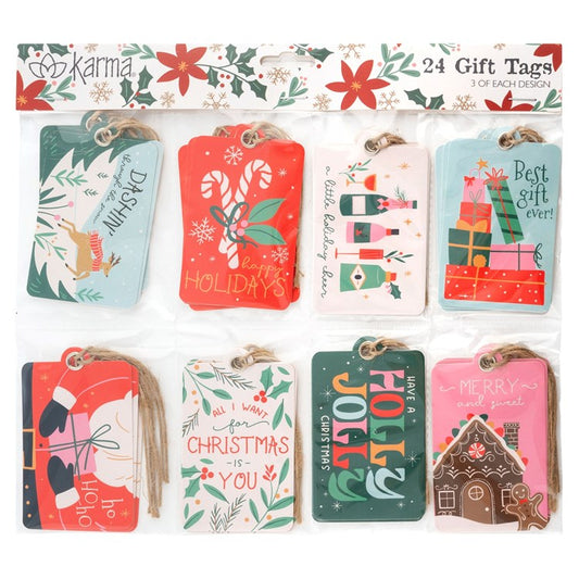 PAPER GIFT TAGS BOHOHO (H25)