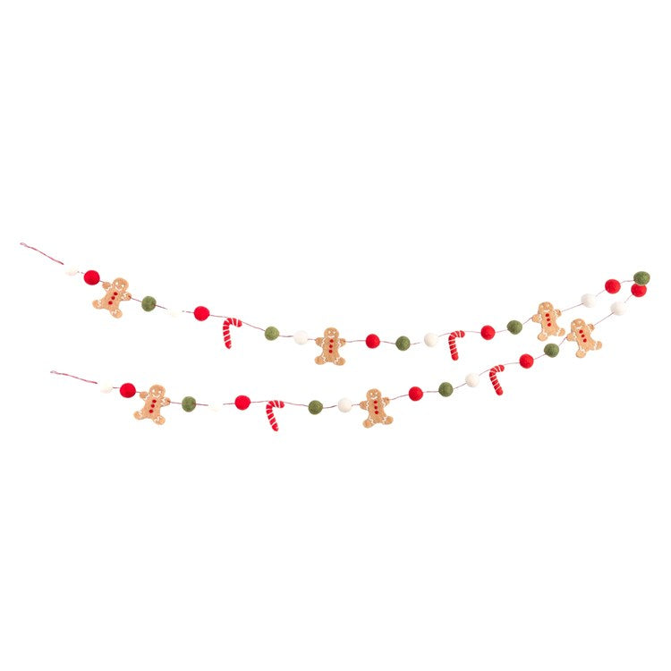 GINGERBREAD MAN GARLAND (H25)