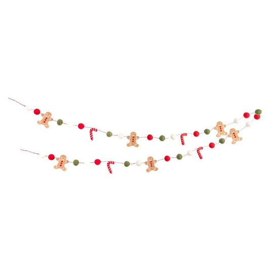 GINGERBREAD MAN GARLAND (H25)