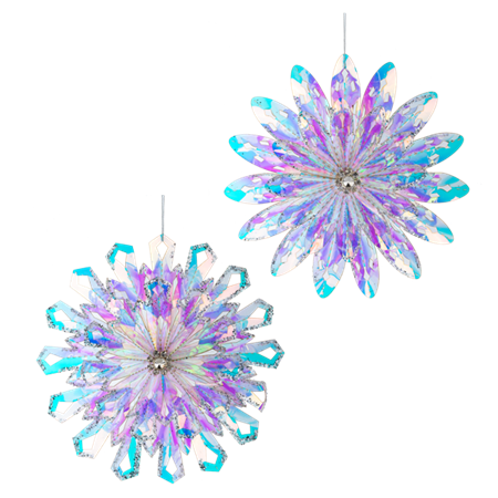 Iridescent Snowflake Ornament