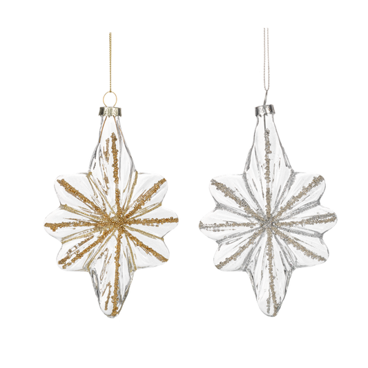 Glitter Star Ornaments