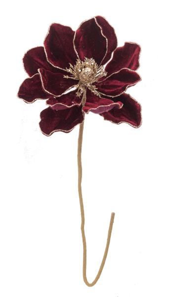 Burgundy Magnolia Spray