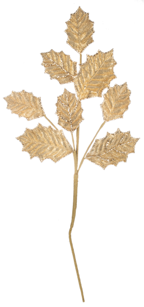 Gold Holly Spray