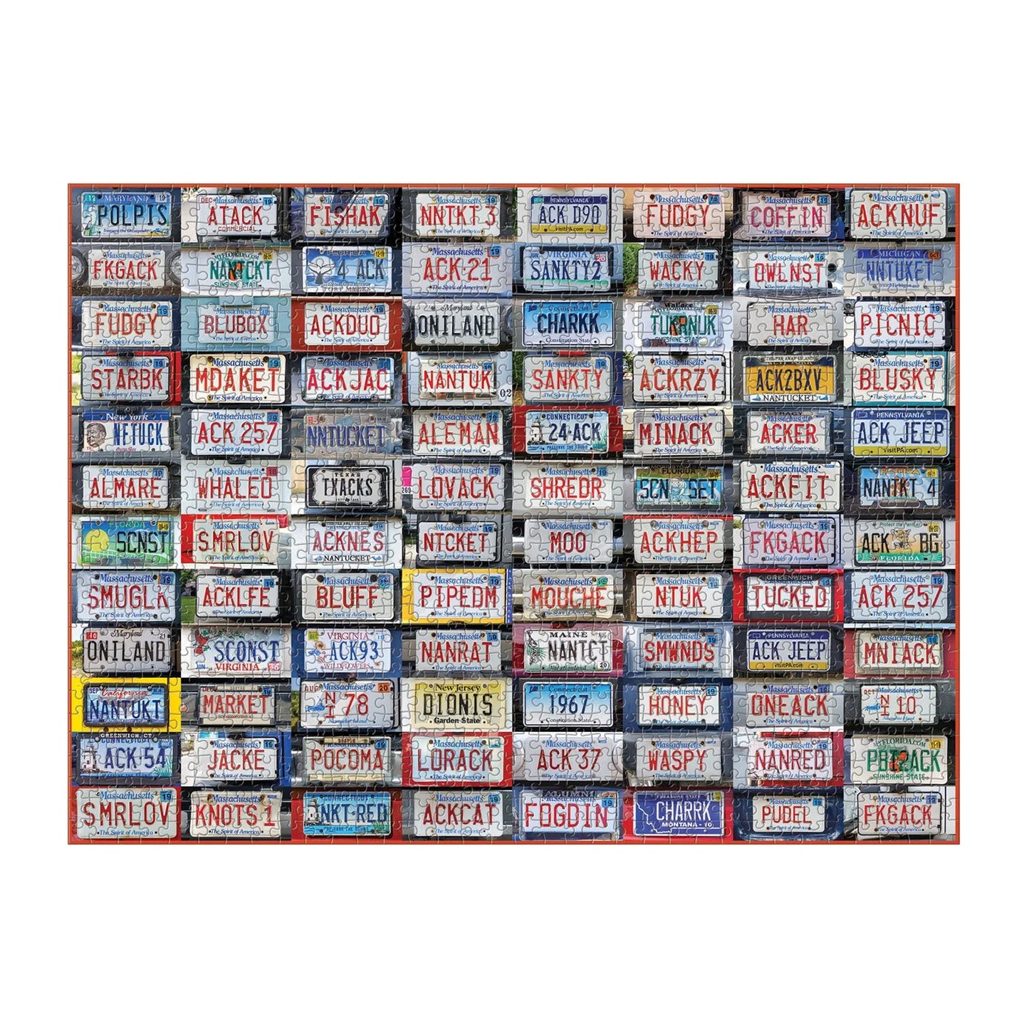 Nantucket License Plates Puzzle